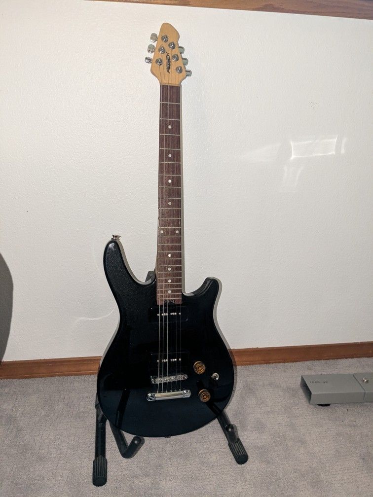1999 Peavey Firenza P90 Electric Guitar in Black Sparkle