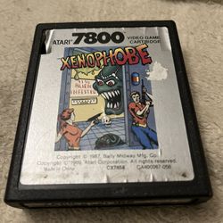Vintage Xenophobe Atari 7800 Cartridge – Alien Action Classic!