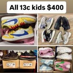 Jordan Nikes Yeezy Adidas Pumas 13c Kids Shoes