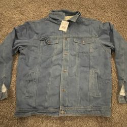 Men’s X-Large Original Deluxe Sherpa Lined Button Up Jacket 