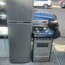 Set Refrigerator Stove 20 Inches Wide 