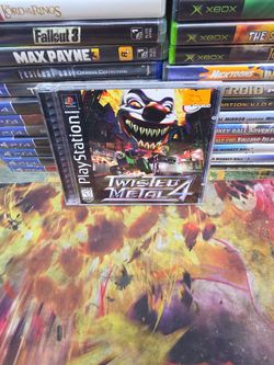 Twisted Metal 4 (Sony PlayStation 1, 1999) Black Label Tested CIB