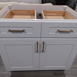Base Cabinet36w×34h×24d"new!Gabinete blanco! precio firme$140!