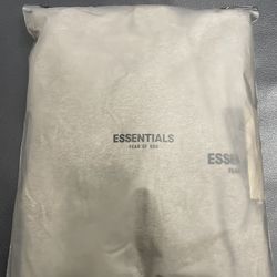 Essentials Dark Oat Hoodie Size XL