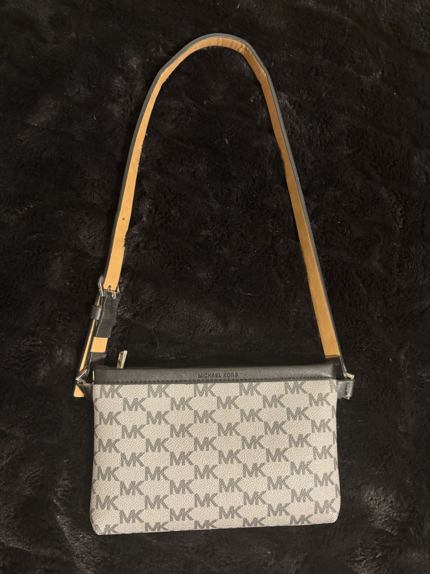 Michael Kors, Gray And Black Bag