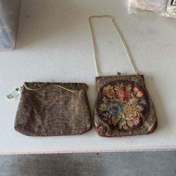 2 Vintage Purse Handbags. Walborg And Laura