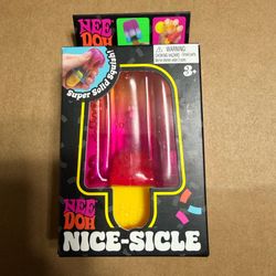 Pink Orange 🩷🧡 Needoh Nice-Sicle Popsicle Nicesicle Jelly Squishy Nee Doh