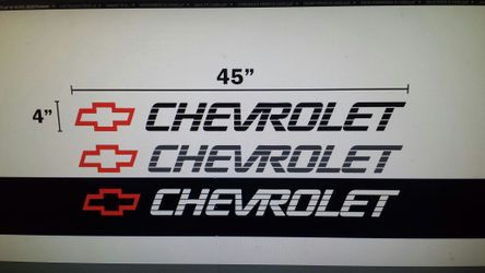 Chevrolet decals