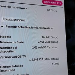 Tele LG De 70