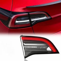 HBXJGS 1077401-00-G 3 Pin Inner Trunk Tail Lights Compatible With Tesla Model 3 2017-2021 1077401-00-F 1077401-00-E 1502088-00-B Rear Lamp Driver Left
