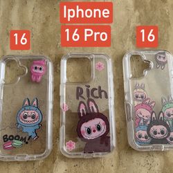 NEW Iphone 16/16 Pro Labubu Case