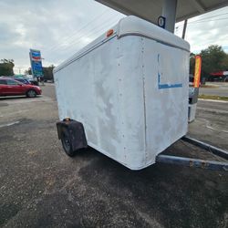 Trailer 5x8 "2010" Not Fancy Trailer, But Pulls Great No Leaks 5ft Hight Interior Clean Documentation In Hand ✋️ READ DESCRIPTION FIRST, LEA PRIMERO.