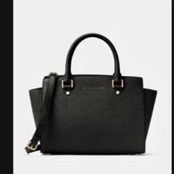 NEW Banana Republic Women Black Purse Handbag Satchel Crossbody Shoulder Bag Not Mk 