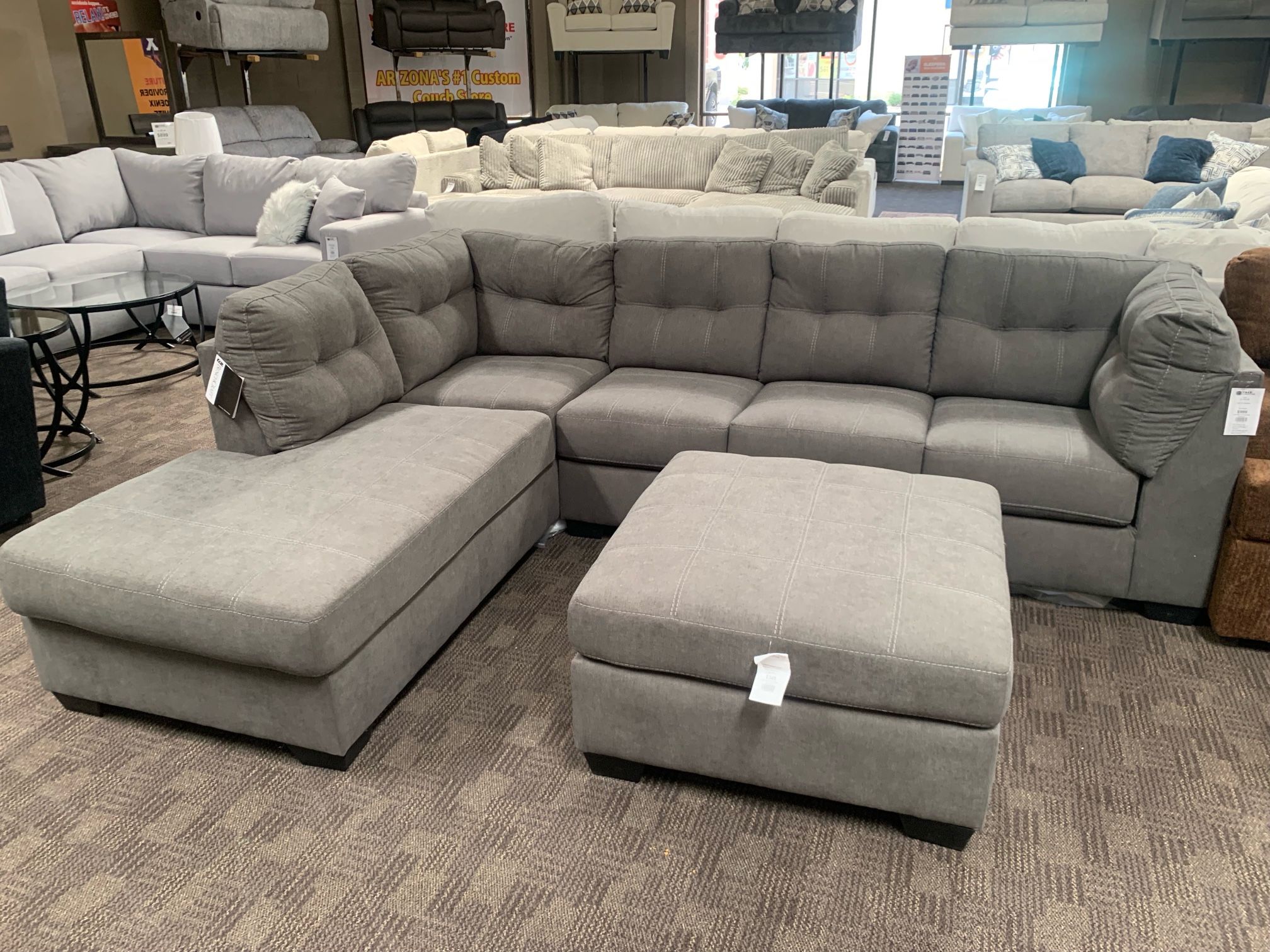 Grey Sectional Sofa 