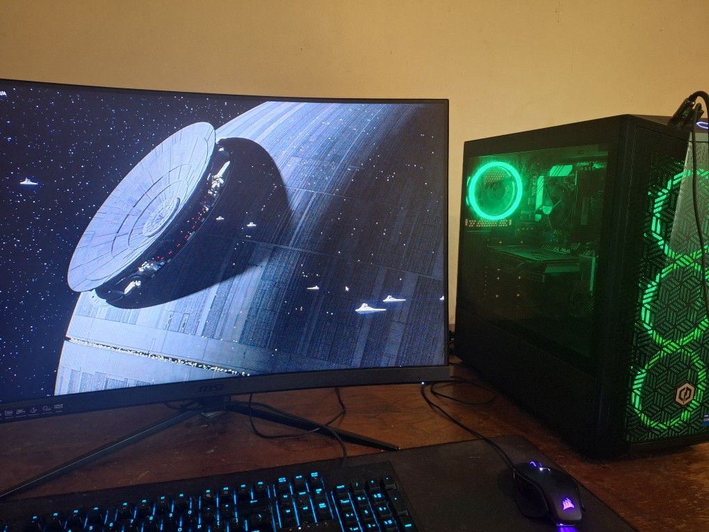 [Gaming PC] Intel Core i5-11400F, Nvidia Geforce RTX 2060 6GB, 8GB DDR4, 500GB NVMe M.2 SSD, MSI Optix G32 31.5in Curved Gaming Monitor. 