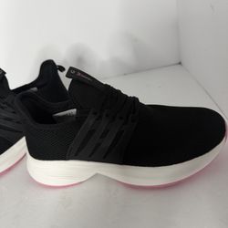 G West Knit Sneakers Black White Pink Sole Men’s Size 9.5 NWT