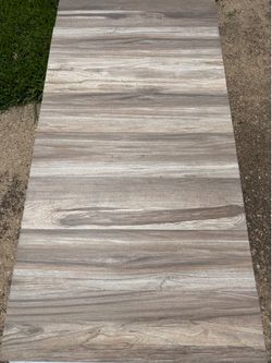 Carolina Timber Beige ( Ceramic Tile - wood look) 6”x 24  (Total 408sqft)
