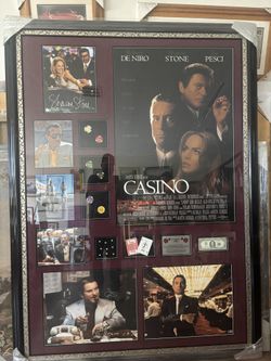 Casino Movie Collage Framed