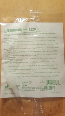 Oxygen Tubing Swivel Connector 1220