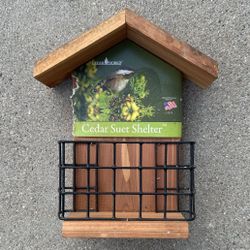Cedar Suet Shelter/Feeder 