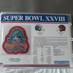 1994 Super Bowl XXXVIII Patch Dallas Cowboys and Buffalo Bills