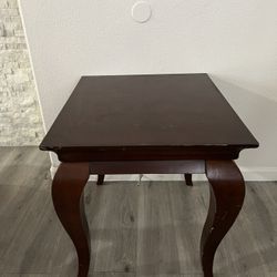 small wooden end table-style legs