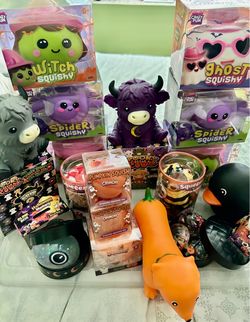 Squishies Halloween Boo Basket Stuffers