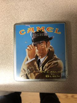 Vintage Camel tin cigarette case