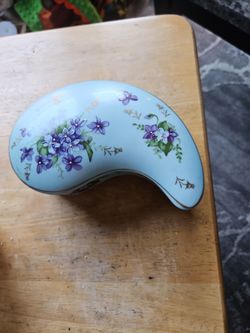 Limoges porcelain trinket box.