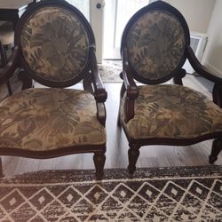 Accent Wingback Chairs (2)