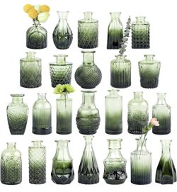 TBWIND Glass Bud Vase Set of 24