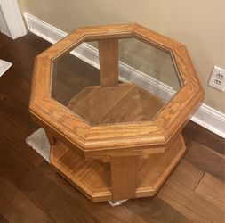Corner Glass Table