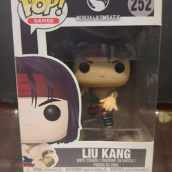 FUNKO POP MORTAL KOMBAT X LIU KANG VINYL FIGURE RARE VAULTED #252 NEW IN BOX