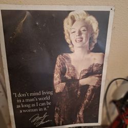 Marilyn Monroe Metal Picture 