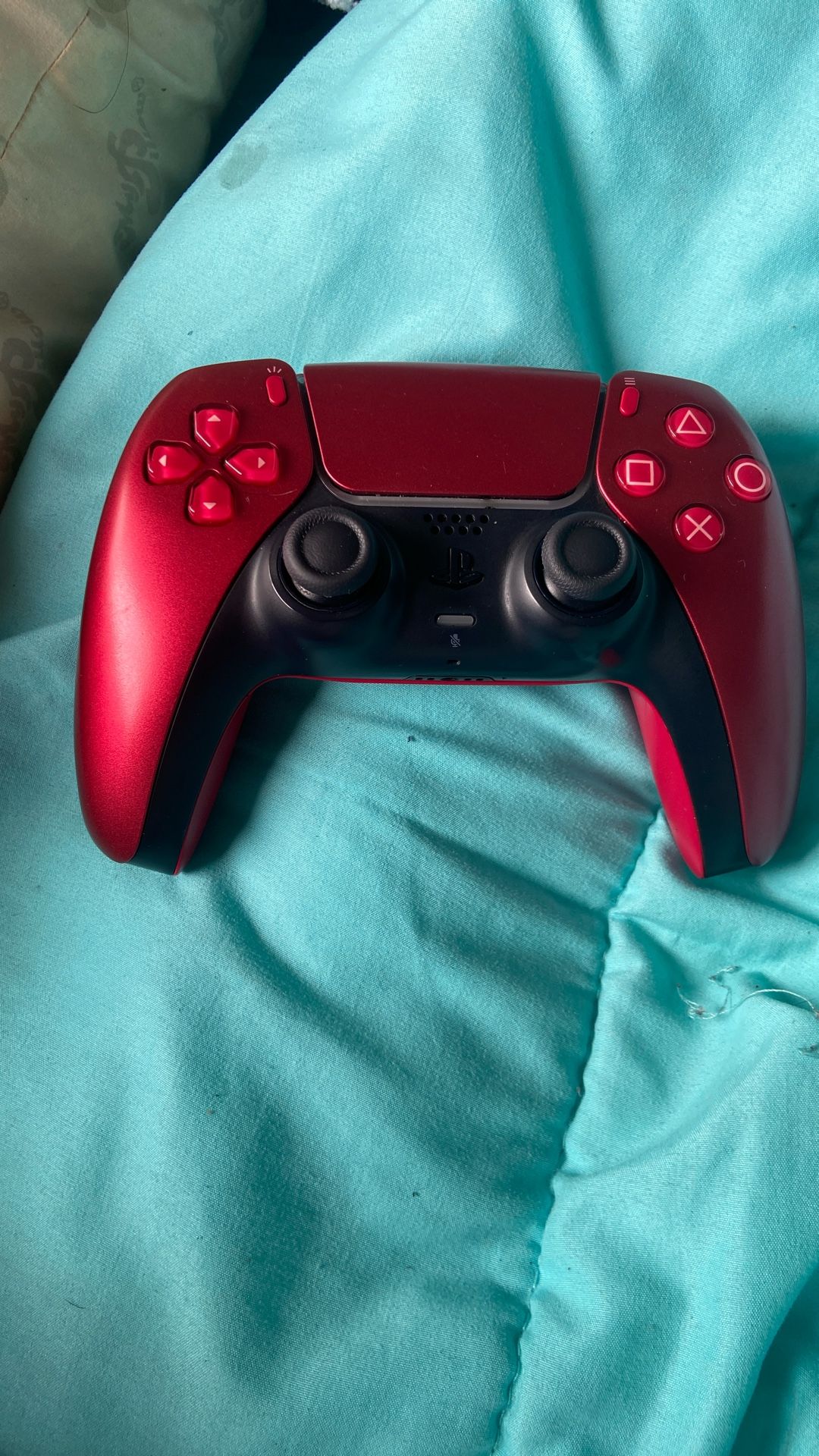 red ps5 controller