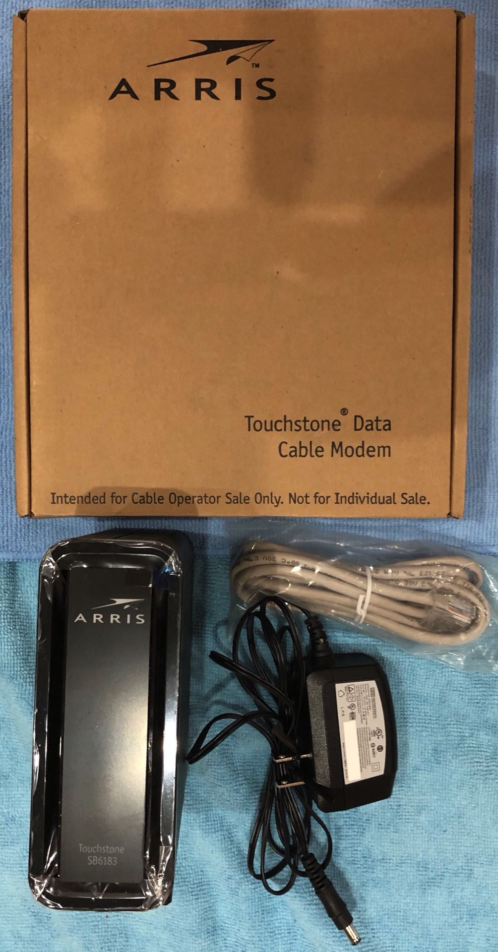 Arris SB6183 Cable Modem (Grande Communications, Spectrum, Cox, Xfinity, Suddenlink, Comcast)