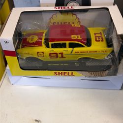 SHELL RANCHO 1957 150 SEDAN CHEVROLET TOY M2 MACHINE DIECAST 1/24