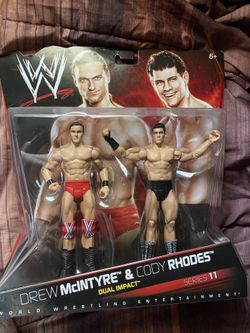 WWE Dashing Cody Rhodes & Drew McIntyre Figure Rare