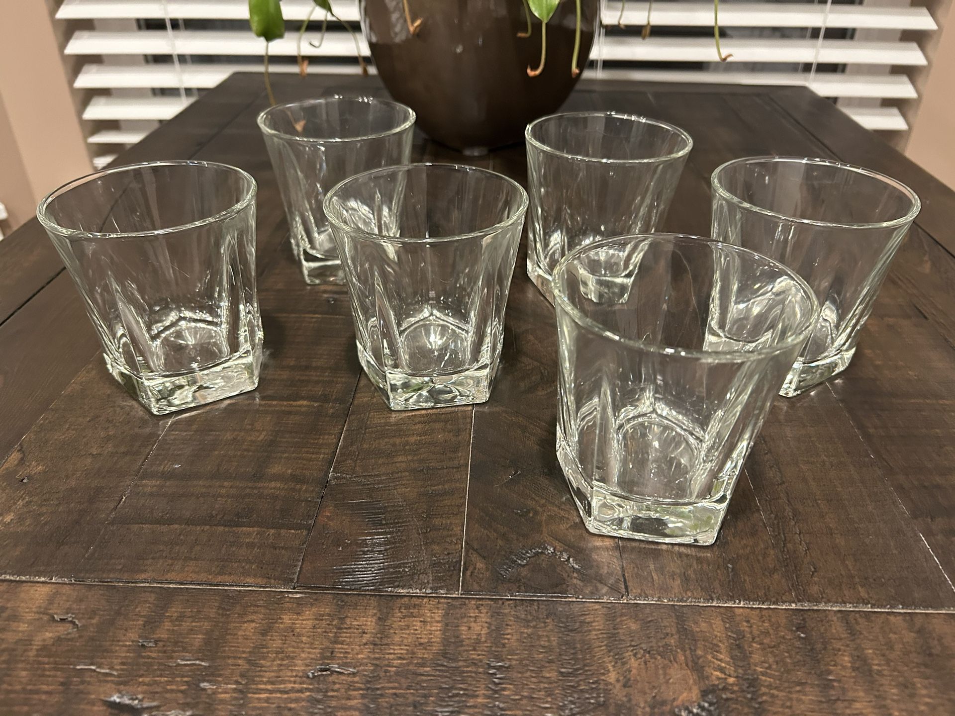 Set Of 6 Glass tumblers