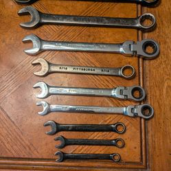 PITTSBURG WRENCHES Lot Of 9 
