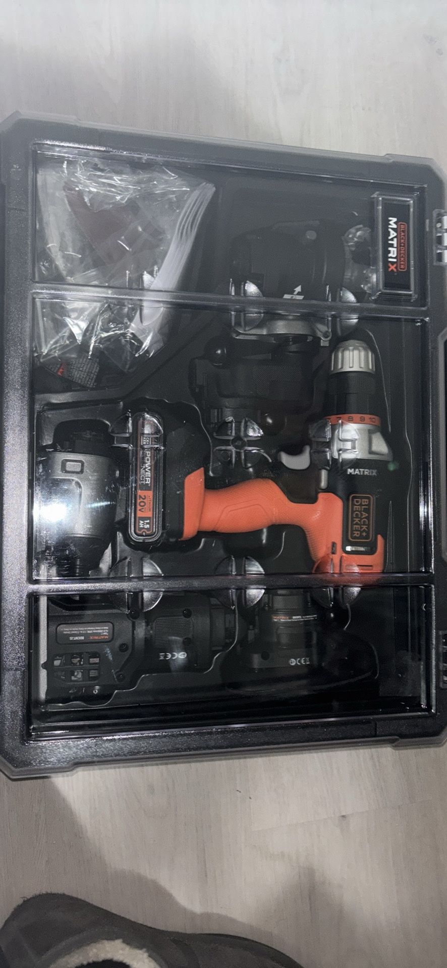 20V MAX* POWERCONNECT™ MATRIX™ Cordless Drill and 6-Piece Power Tool Combo Kit, Battery and Charger Included
