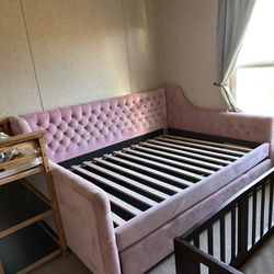 Pink Trundle Bed