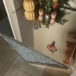 Large Mirror Glass Coffee Table