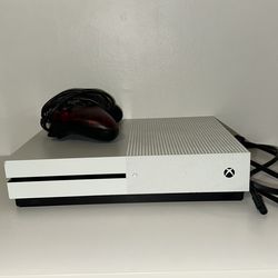 Xbox One S 1TB Console Bundle – Fully Functional (Split HDMI Port), 1 Wired Controller, Power Cable & 2 Free Games Included