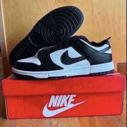 Nike Dunk Low Black White Panda Size 12 Brand New