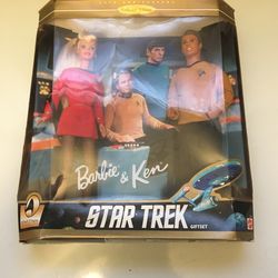 Collectable Ken And Barbie Star Trek Figures