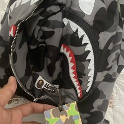 Grey Camo Bape Hoodie📲