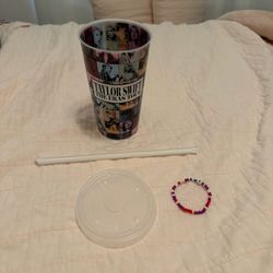 Taylor Swift The Eras Tour Cup & AMC Friendship Bracelet