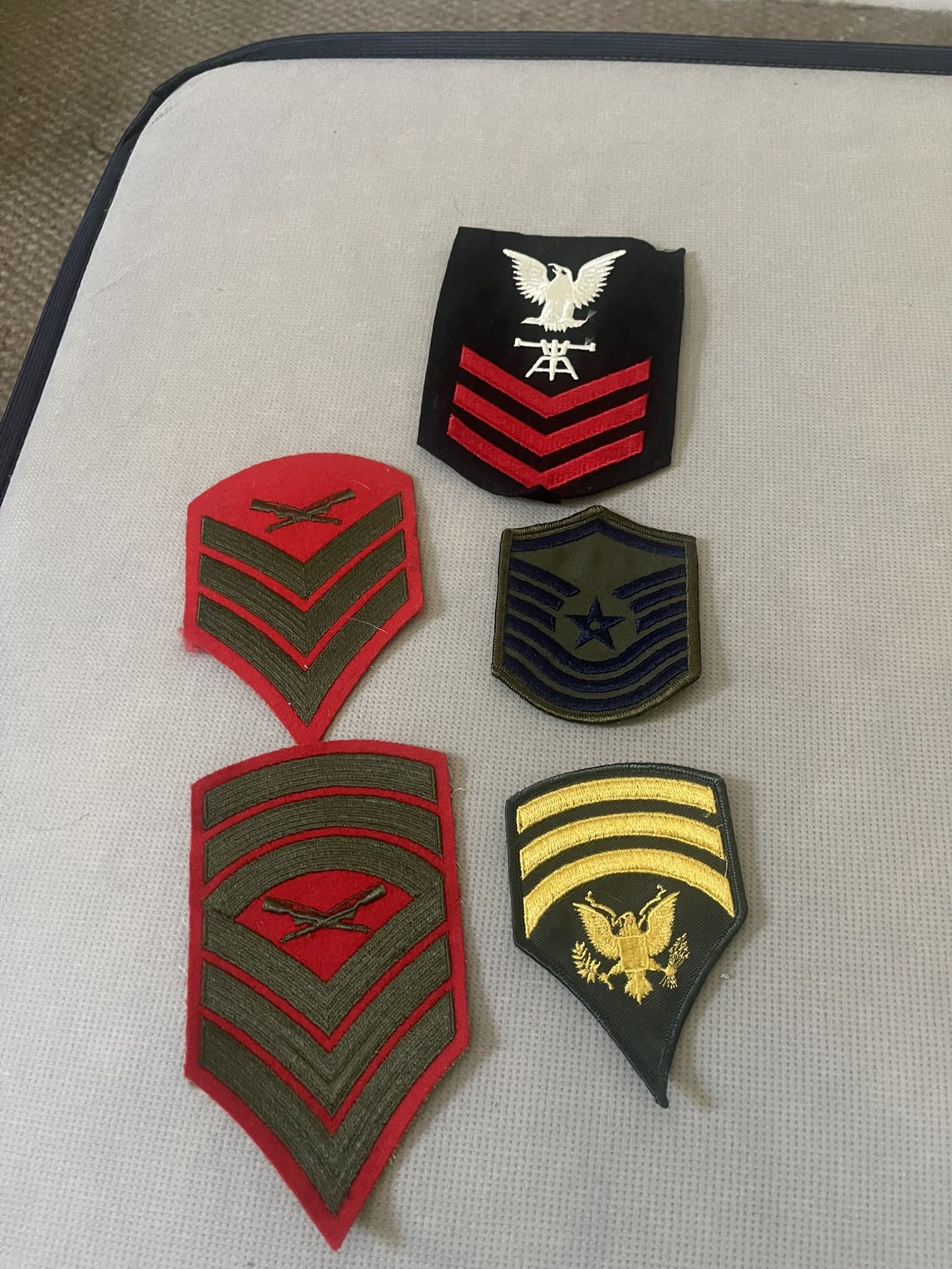 Vintage military patches
