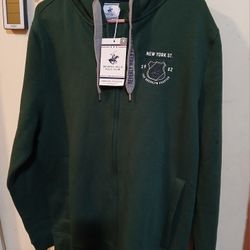 Green Polo Sweater Size XL Look Like Size L men